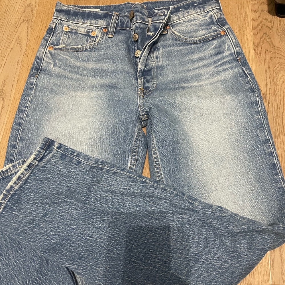 GAP Light Blue Straight Leg Jeans